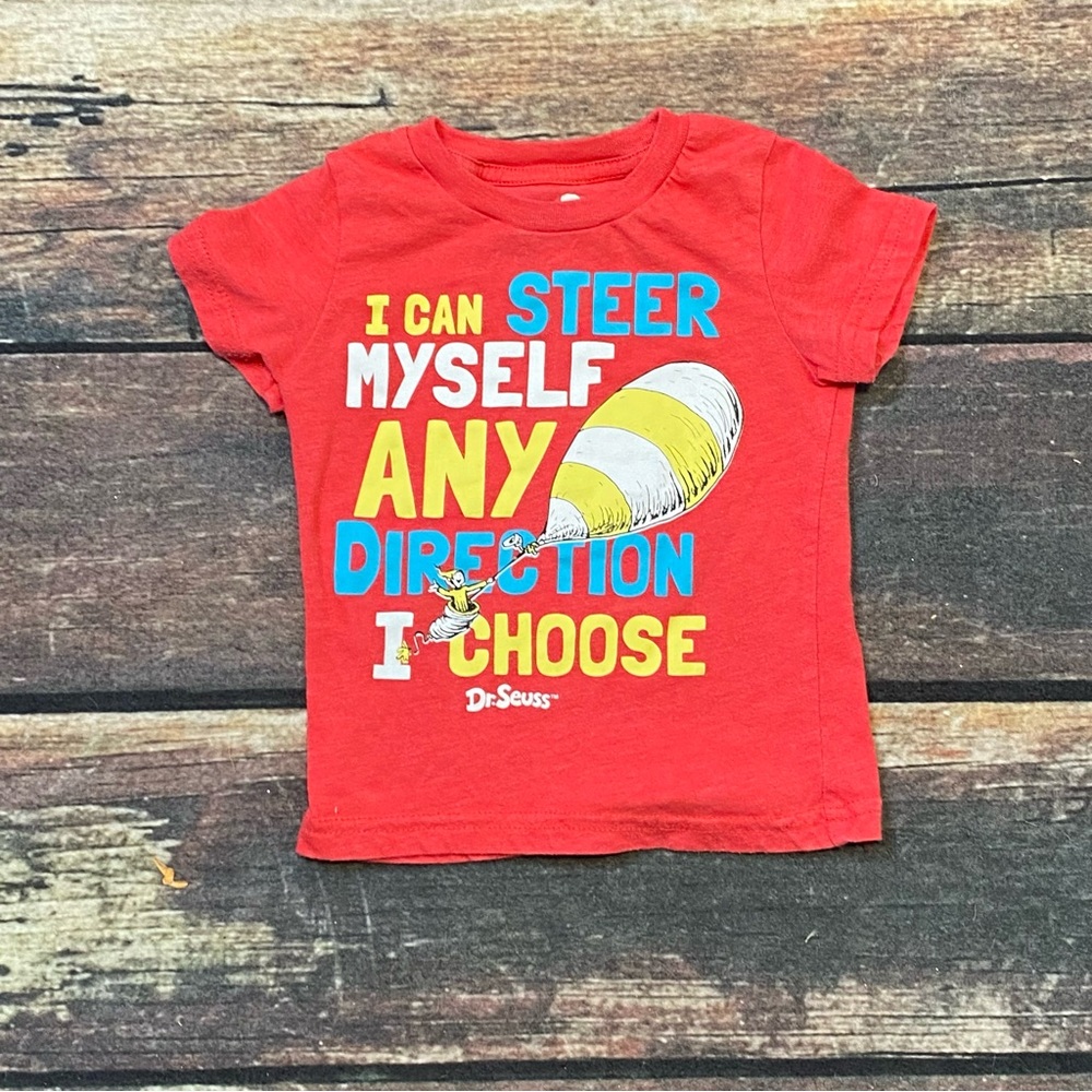 Dr. Seuss Oh The Places You Will Go Theme Shirt Size 18 Months